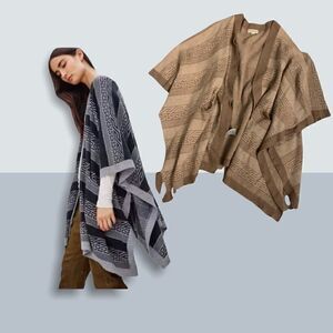 S/M Golden by TNA Roohan Sweater Poncho